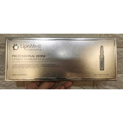LIPOMED 安瓶精華液 (1920退紅補水/1930活氧嫩肌/1960超效水分) (1box/10pcs)